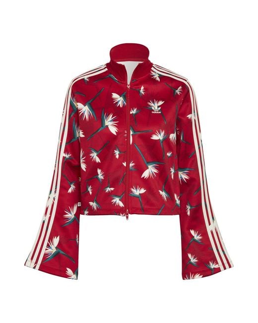 Adidas Originals Red Adidas Thebu Magugu Beckenbauer Track Top