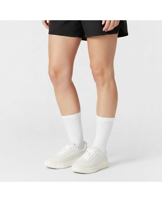 Jack Wills White Wedge Trainers