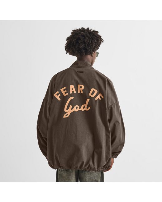 Fear Of God Brown Windbreaker for men