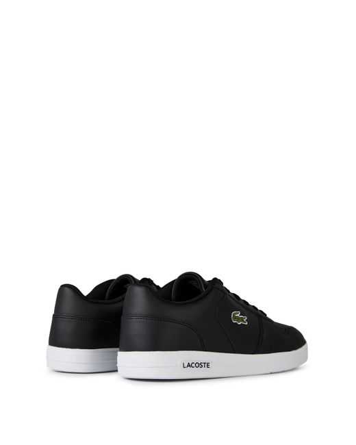 Lacoste Black Lace Up Logo Trainers for men