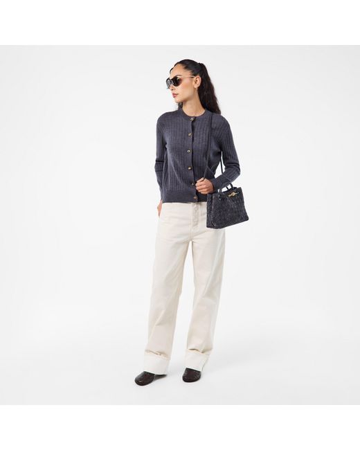 Bottega Veneta Gray Bv1418S Aviator Sunglasses