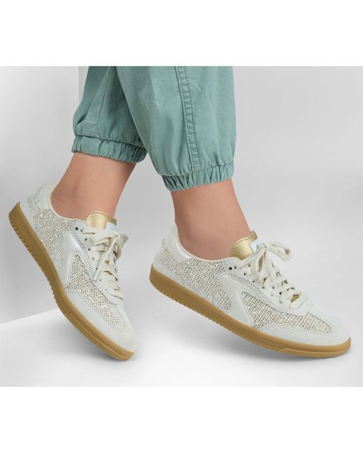 Skechers White Low-Top Trainers