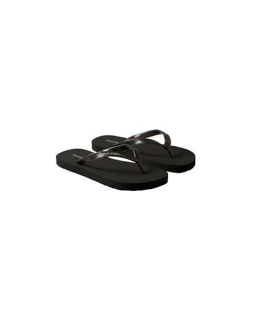 Calvin Klein Blue Flip Flops