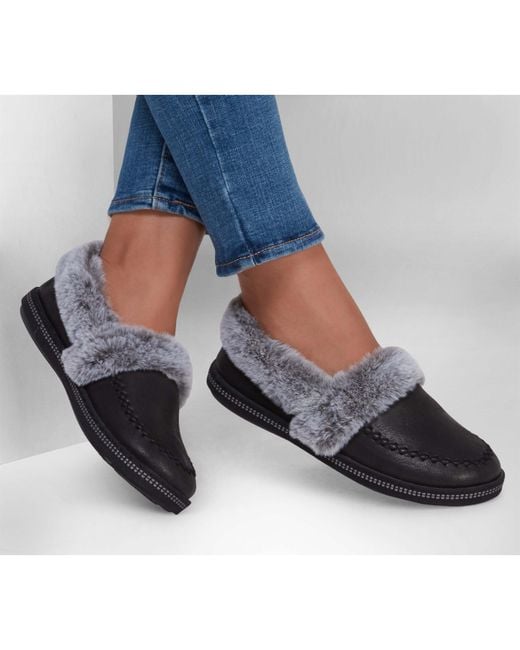 Skechers Blue Cozy Campf Full Fit Slippers
