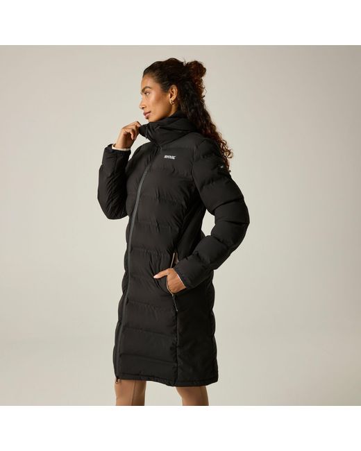 Regatta Black Altoro Thermal Longline Jacket