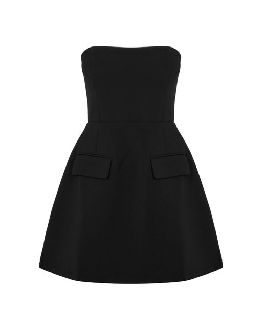 Odd Muse Black Strapless Mini Dress