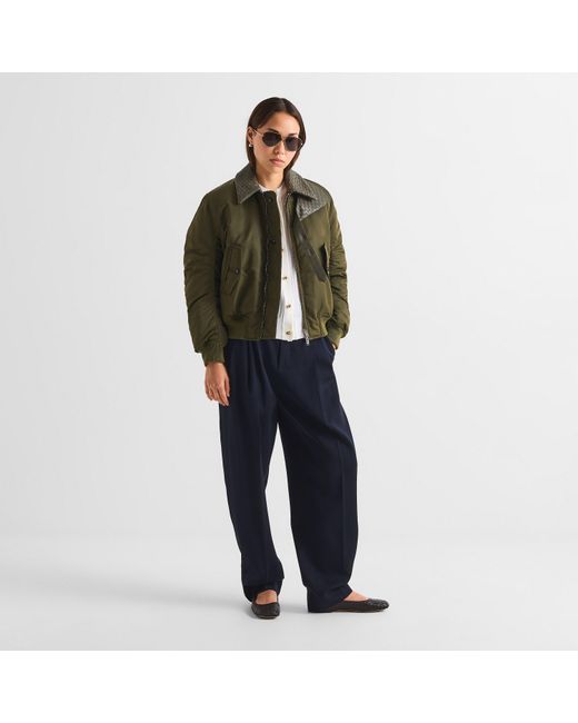 Bottega Veneta Black Bv1437S Aviator Sunglasses