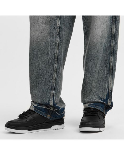 Mallet Black Clayton Low-Top Trainers for men