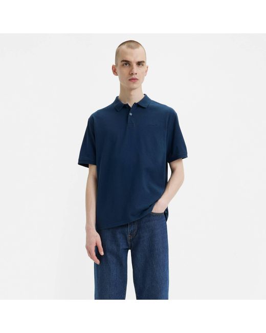 Levi's Blue Relaxed Authentic Polo Top for men
