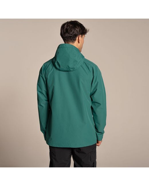 Craghoppers Green Osuna Waterproof Shell Jacket for men