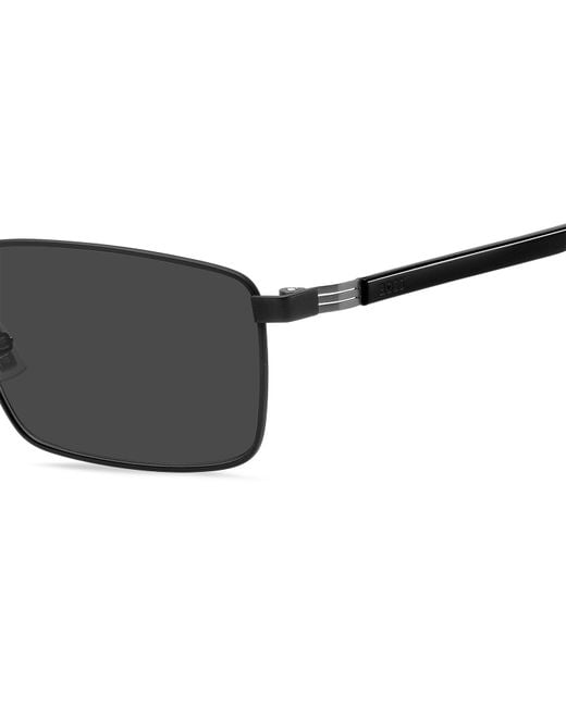 Boss Black Round Sunglasses for men