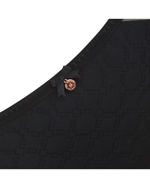 Ted Baker Black Bak Clover Bikini Briefs