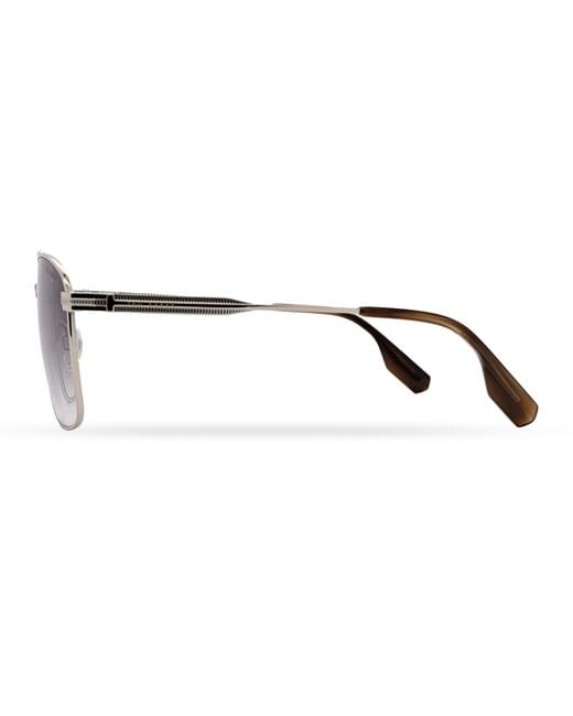Ted Baker Gray Bak Chase Uv Protection Rectangle Sunglasses for men