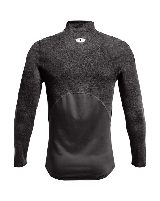 Under Armour Gray Coldgear Armour Fitted Mock for men