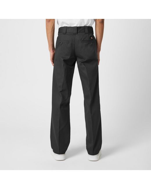 Dickies Gray Slim Fit Work Trousers for men