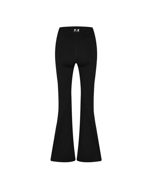 P.E Nation Black Preview Flared Leggings