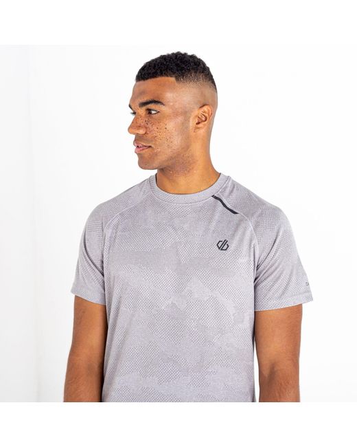 Dare 2b Gray Short-Sleeve Polo Shirt for men