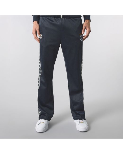 Kappa Blue Closed Hem Poly Joggers for men