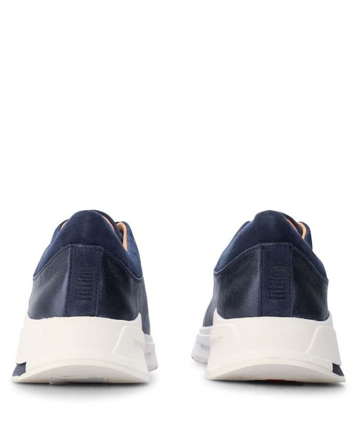 Fitflop Blue Freya Suede Sneakers