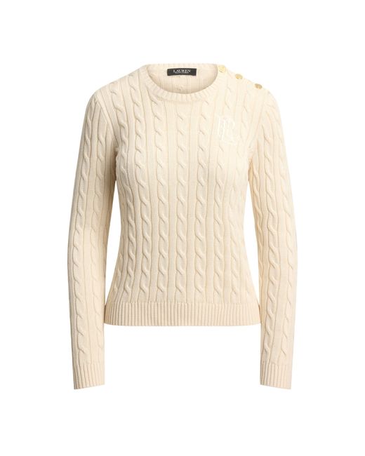 Ralph Lauren Natural Cable-Knit Jumper