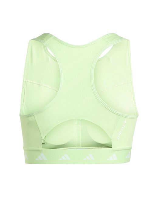 Adidas Green Non Wired All Over Print High Impact Sports Bra