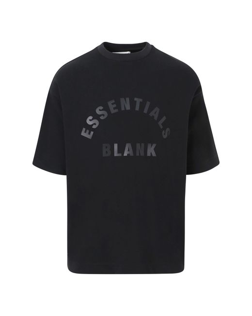 Blank Essentials Black Arch T-Shirt for men