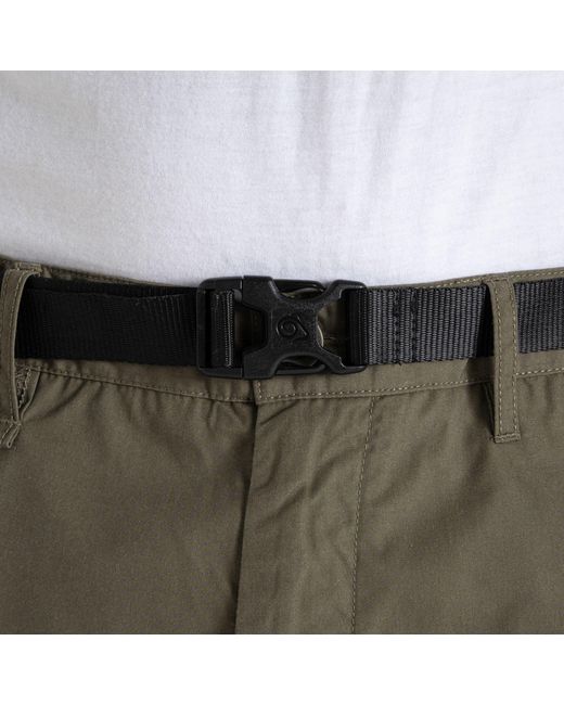Craghoppers Gray Kiwi Convertible Water-Repellent Trousers for men