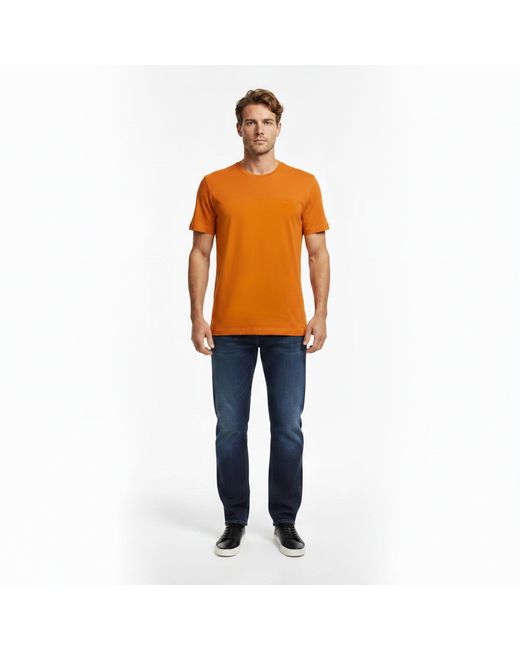 Boss Orange Tales T-Shirt With Logo Patch Premium Cotton for men