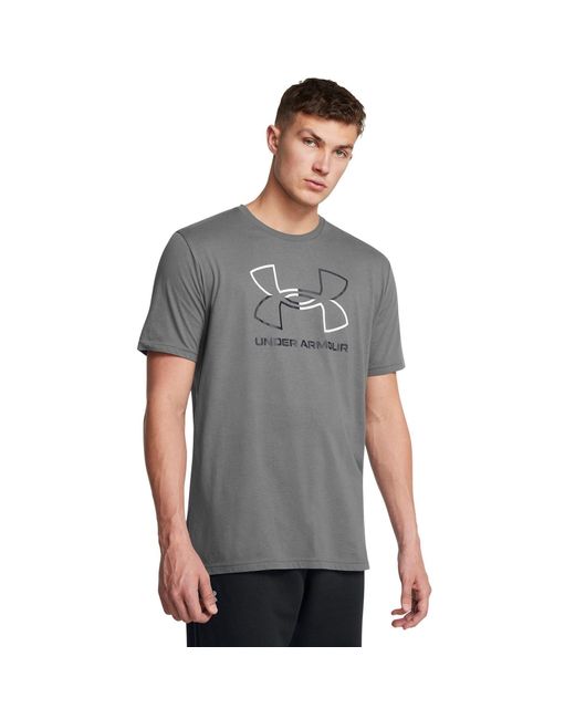 Under Armour Gray Foundation Short Sleeve for men