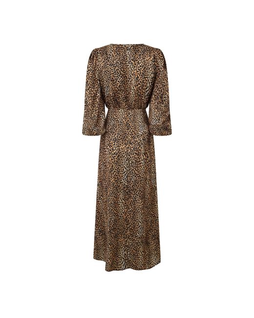 Biba Brown Button Through Dress