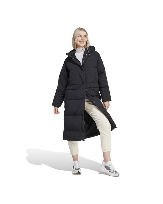 Adidas Black Big Baffle Down Jacket
