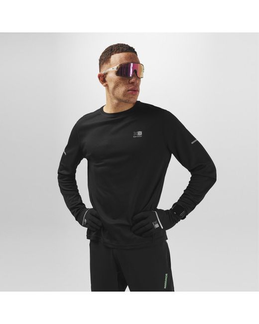 Karrimor Black Long Sleeve Run T Shirt for men