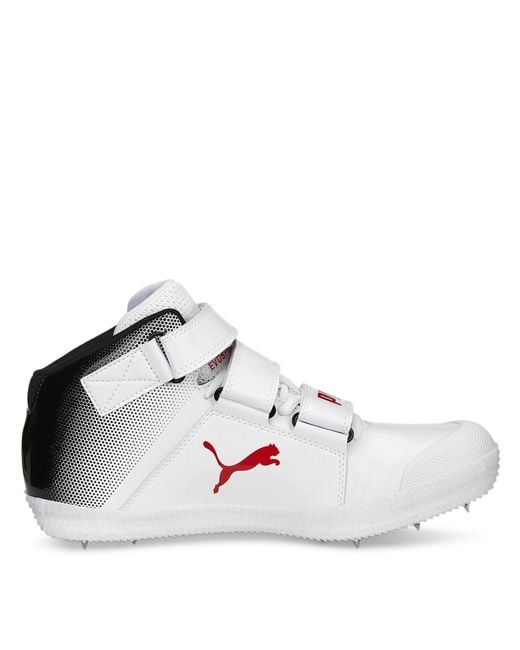 PUMA White Evospeed Javelin 3 Running Spikes for men