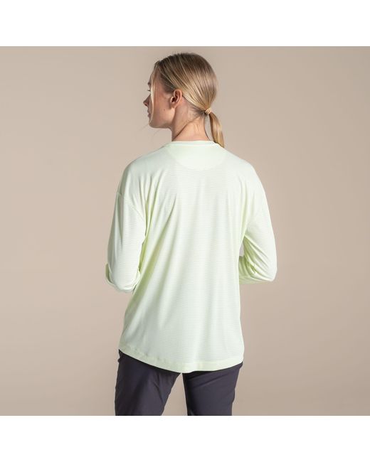 Craghoppers White Nosilife Solar Shield+ Long-Sleeved Top