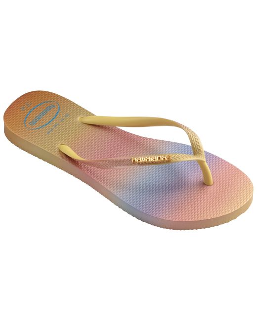 Havaianas Multicolor Slim Gradient Sunset Flip Flops