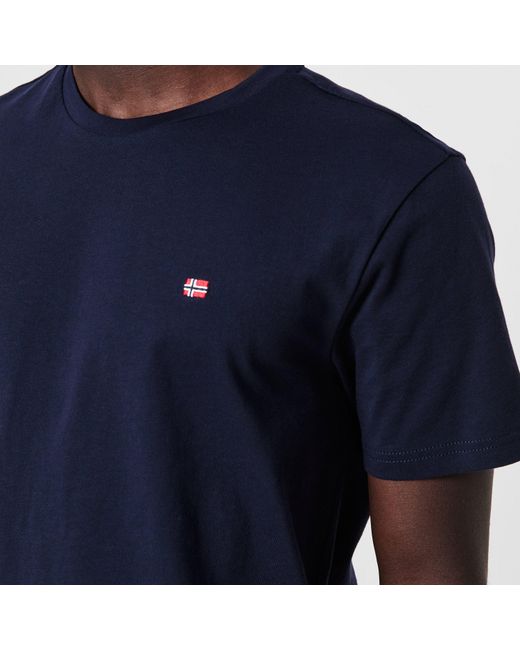 Napapijri Blue Salis Short Sleeve T-Shirt for men