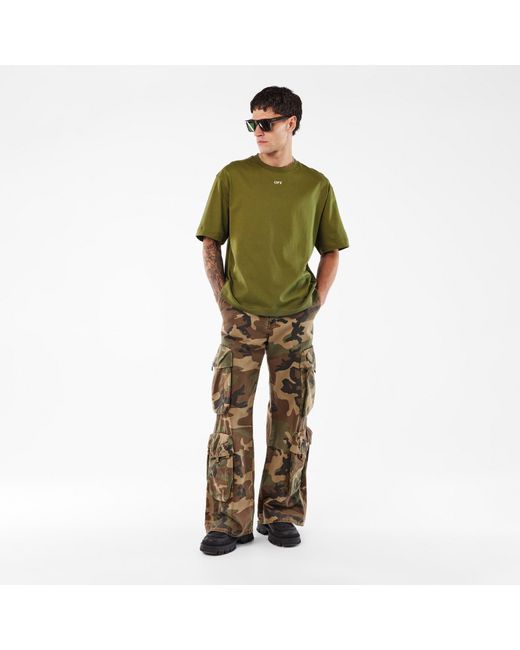 Off-White c/o Virgil Abloh Green Skate T-Shirt for men