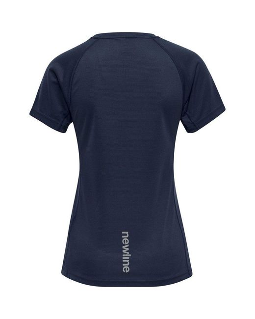 Newline Blue Core Running T Shirt Ladies
