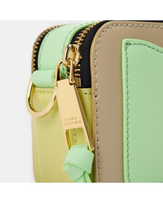 Marc Jacobs Green Cblck Snapshot Shoulder Bag