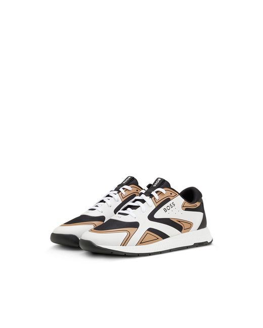 Boss Natural Titanium Runn Thm 10249931 01 Low-Top Trainers for men