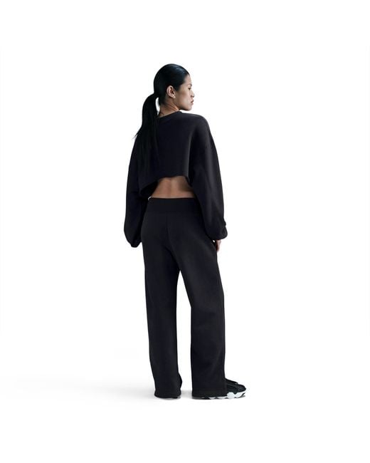 Nike Blue Sportswear Phoenix Fleece High-Waisted Wide-Leg Sweatpants