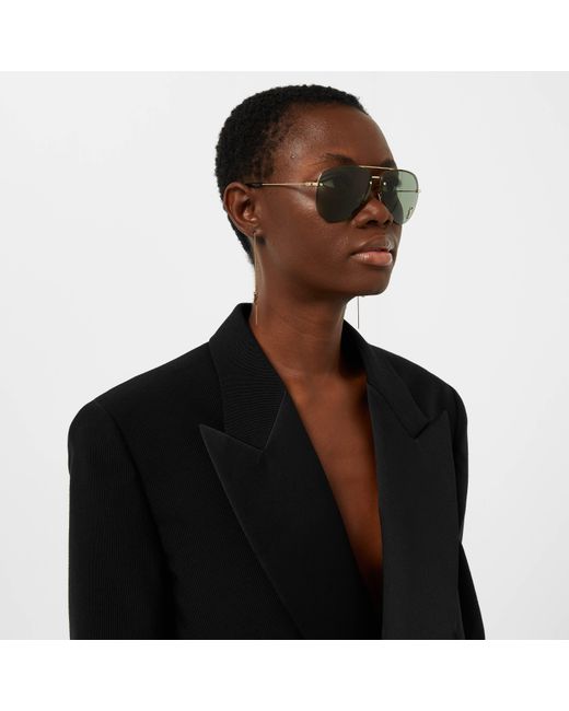 Saint Laurent Metallic Classic 11 M Aviators
