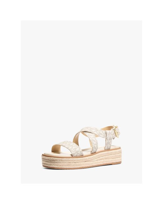MICHAEL Michael Kors Natural Lynn Espadrille Sandals
