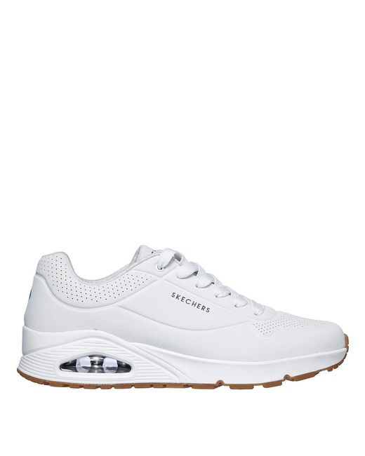 Skechers White Uno Stand On Air Trainers for men