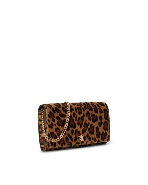 Ralph Lauren Brown Adair Chain Wallet