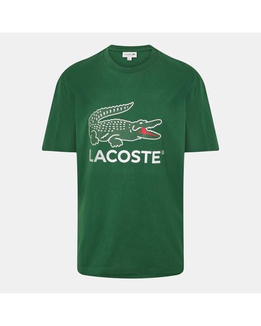 Lacoste Green Large Logo T-Shirt for men