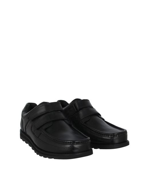 Lee Cooper Black Harrow Hook And Loop Shoes for men
