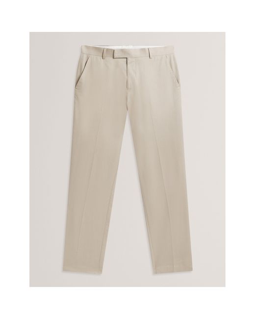 Ted Baker Natural Slim Fit Trousers for men