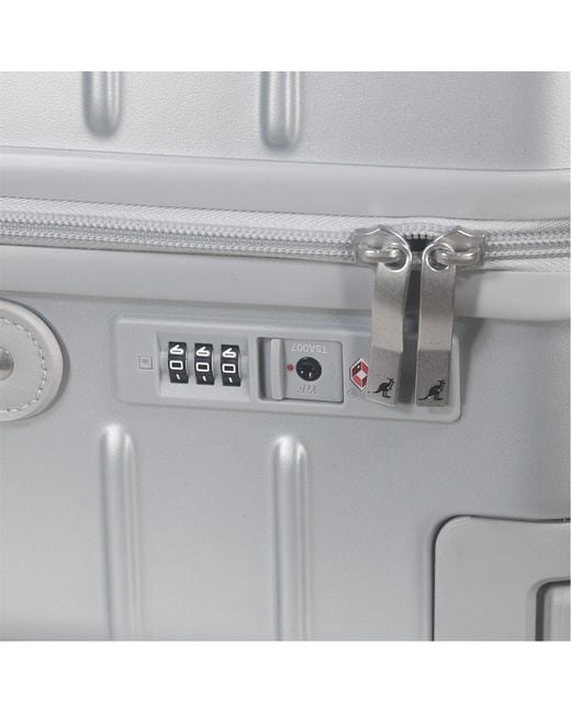 Kangol Gray Adults Hard Suitcase