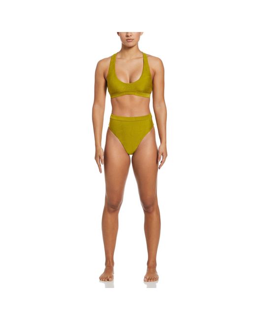 Nike Yellow Cutout Hw Bo